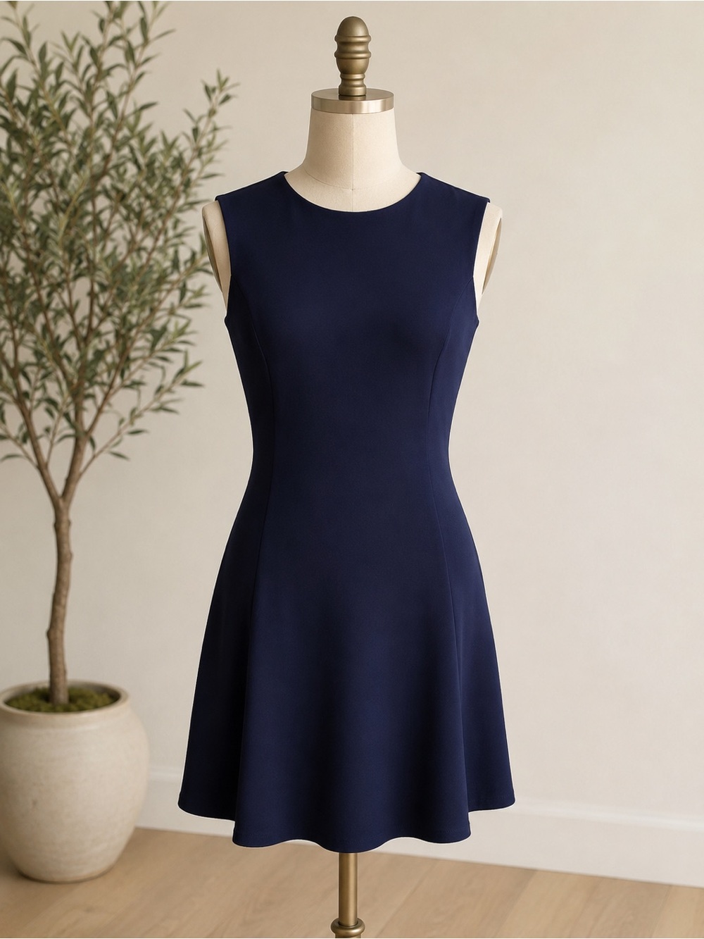 Halogen Navy Blue Dress - Medium